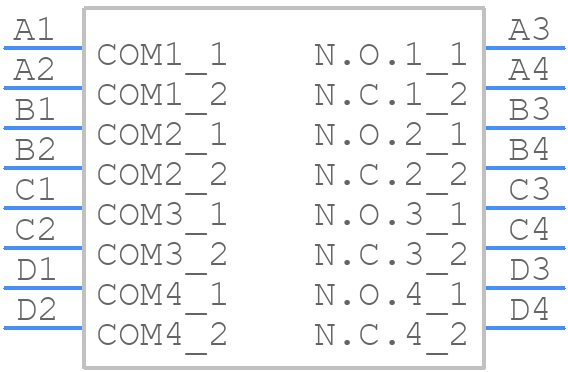 206-124ST - CTS - PCB symbol