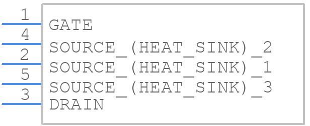 2SK3075(TE12L,Q) - Toshiba - PCB symbol