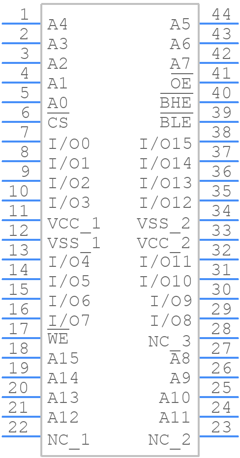 71016S15PHGI - Renesas Electronics - PCB symbol