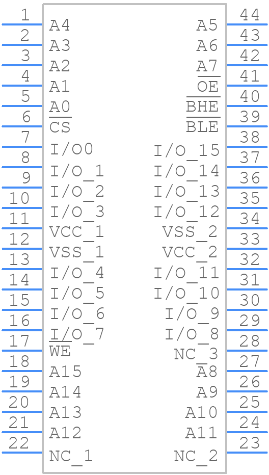 71016S20YG - Renesas Electronics - PCB symbol