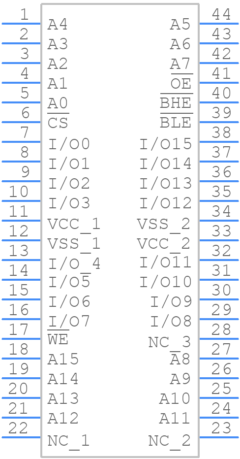 71016S20YGI - Renesas Electronics - PCB symbol