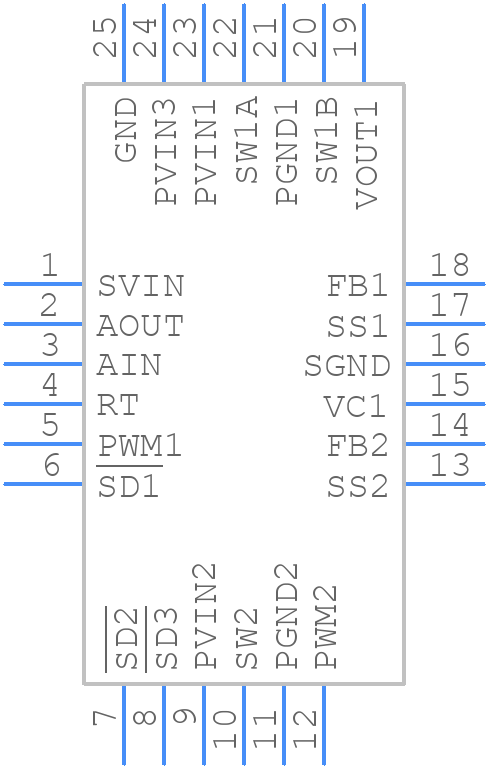 LTC3520IUF#PBF - Analog Devices - PCB symbol