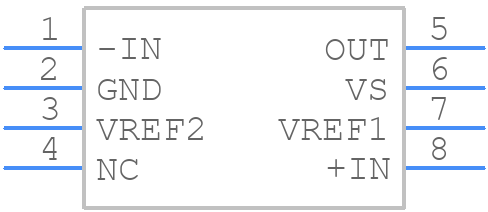 AD8418AWBRZ-RL - Analog Devices - PCB symbol