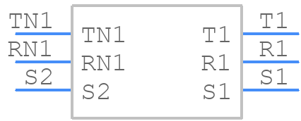 NRJ6HM-1-PRE - Neutrik - PCB symbol