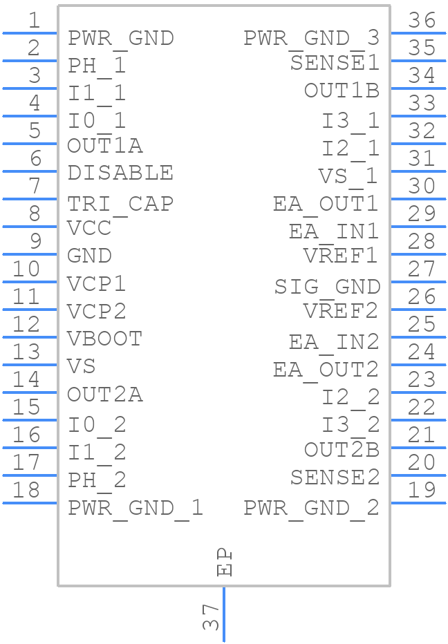 E-L6258EXTR - STMicroelectronics - PCB symbol