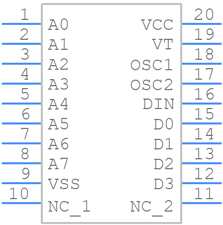 PT2272-L4S - PTC(Princeton Tech) - PCB symbol