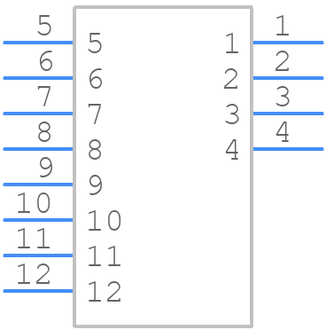 34826-8124 - Molex - PCB symbol