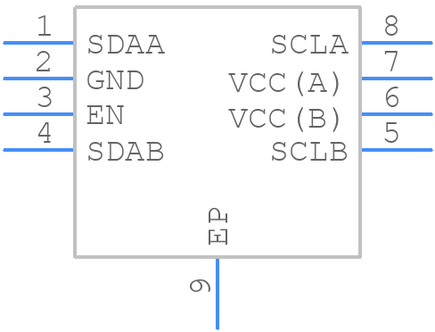 PCA9517ATP,147 - NXP - PCB symbol