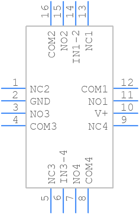 DG2788ADN-T1-GE4 - Vishay - PCB symbol