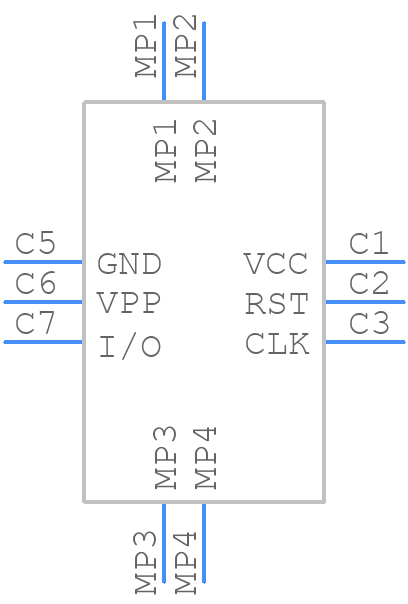 MUP-790 6P - MUP - PCB symbol