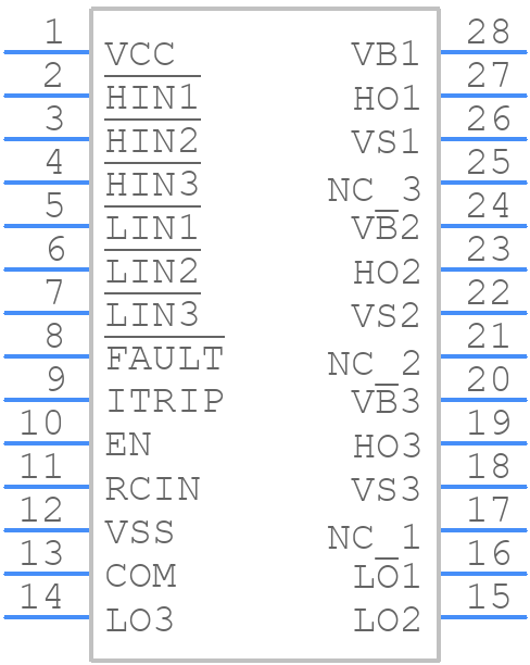 6ED003L06F2XUMA1 - Infineon - PCB symbol