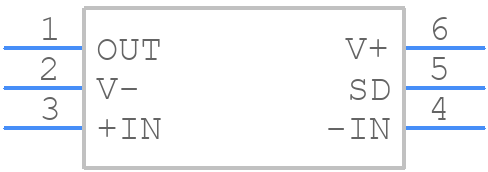 OPA341NA/250 - Texas Instruments - PCB symbol