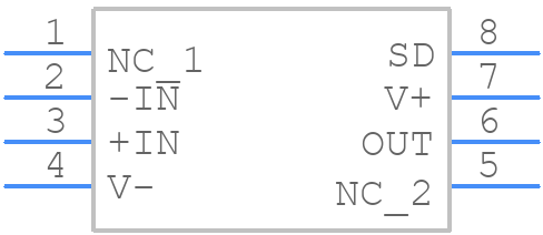 OPA341UAG4 - Texas Instruments - PCB symbol