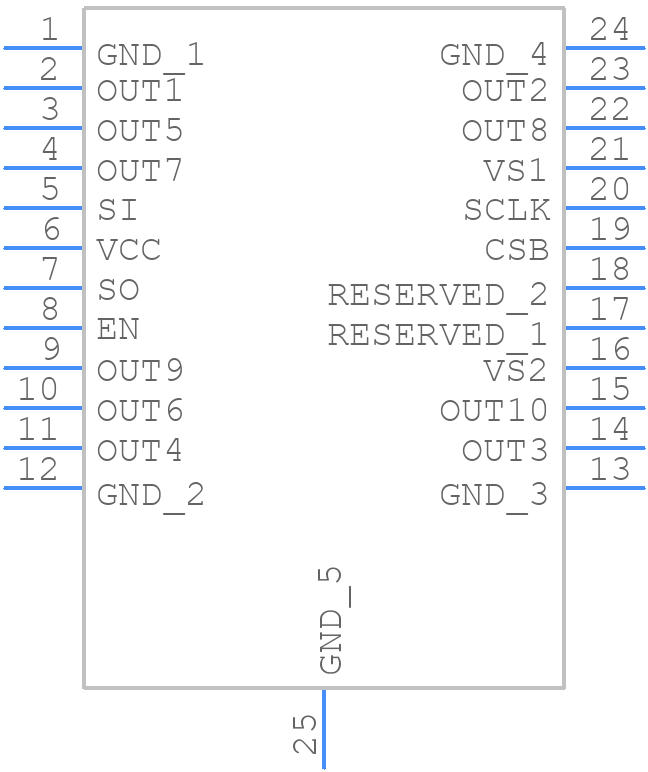 NCV7720DQAR2G - onsemi - PCB symbol