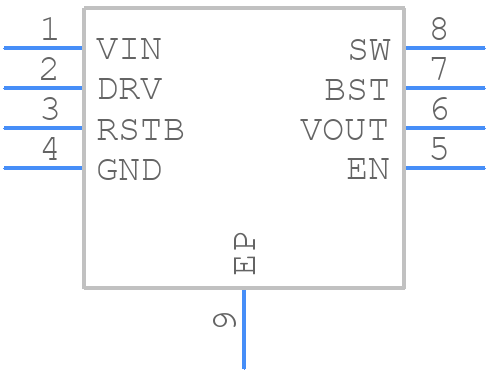 NCV891330PD50R2G - onsemi - PCB symbol