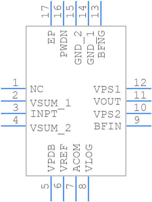 ADL5303ACPZ-RL - Analog Devices - PCB symbol