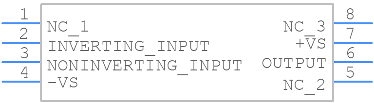 OPA694IDRG4 - Texas Instruments - PCB symbol