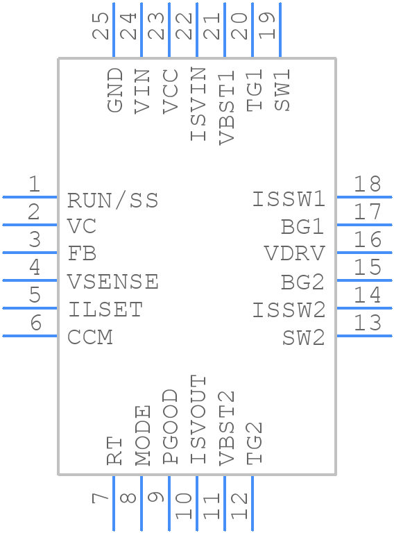 LTC3785EUF-1#TRPBF - Analog Devices - PCB symbol