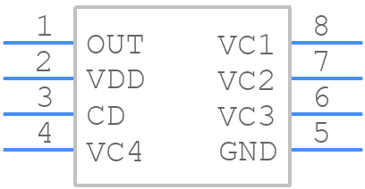 BQ29412DCTRG4 - Texas Instruments - PCB symbol