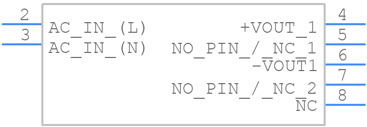 TML 40124 - Traco Power - PCB symbol