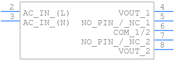 TML 40212 - Traco Power - PCB symbol