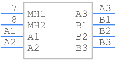 M80-MV311M2-02 - Harwin - PCB symbol