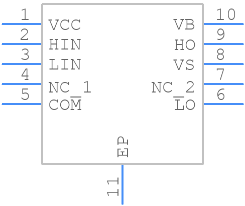 DGD0503FN-7 - Diodes Incorporated - PCB symbol
