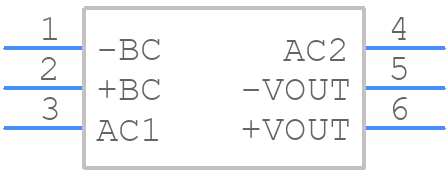 TUHS3F24 - Cosel - PCB symbol