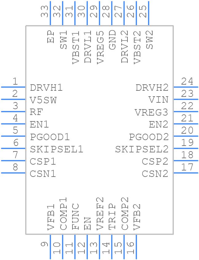 TPS51220RHBT - Texas Instruments - PCB symbol