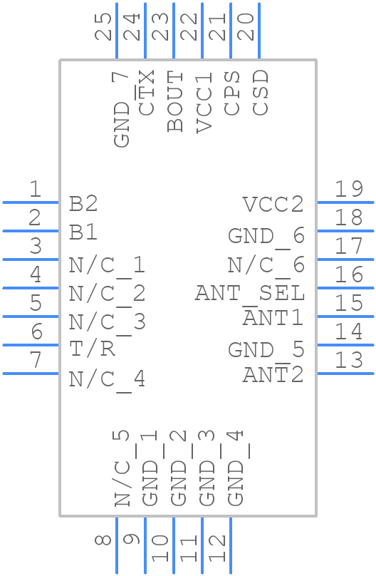 SE2431L-R - Skyworks - PCB symbol