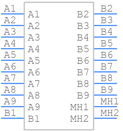 0836199003 - Molex - PCB symbol