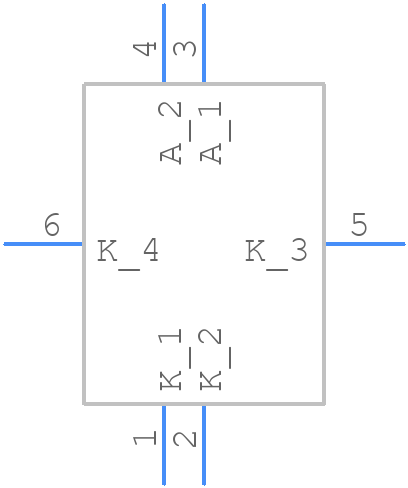 ASMT-QWBC-NJK0E - Avago Technologies - PCB symbol