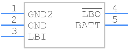 MAX6775XKA+T - Analog Devices - PCB symbol