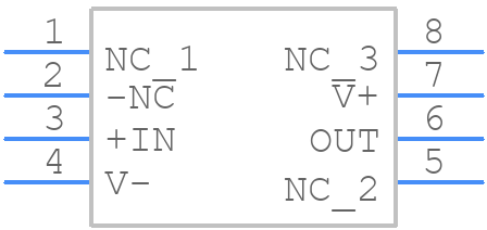 ADA4077-1ARMZ - Analog Devices - PCB symbol