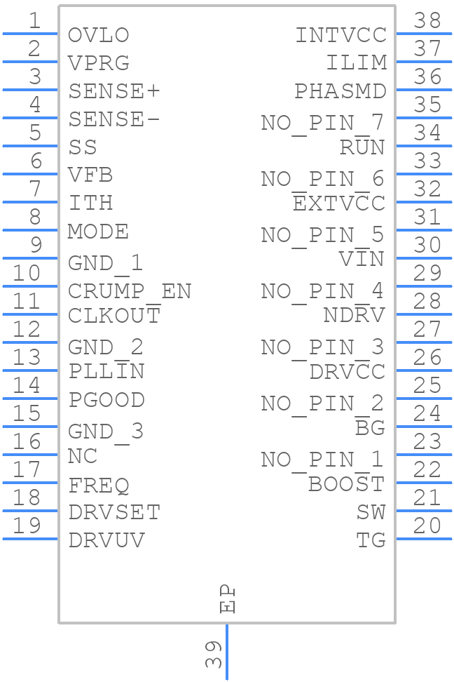 LTC3895IFE#TRPBF - Analog Devices - PCB symbol