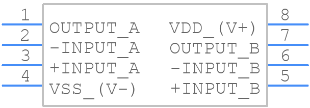 NJU7043D - Nisshinbo - PCB symbol