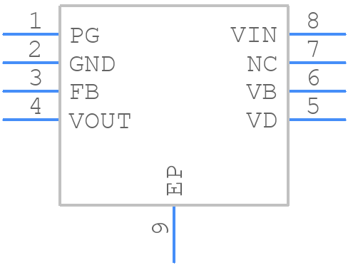 MP100LGN-Z - Monolithic Power Systems (MPS) - PCB symbol