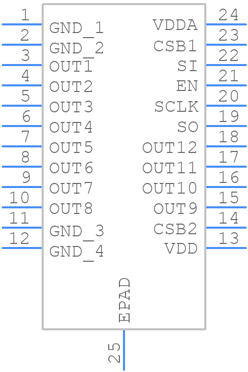 NCV7751DQR2G - onsemi - PCB symbol
