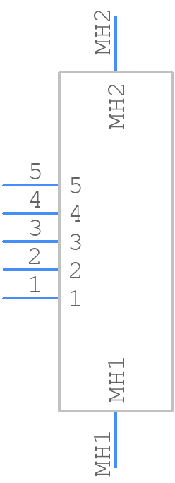 1734510-1 - TE Connectivity - PCB symbol