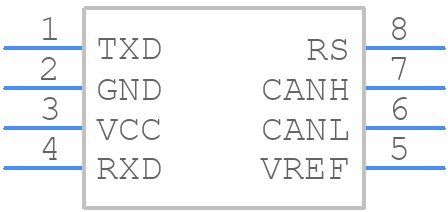 LT1796CN8 - Analog Devices - PCB symbol