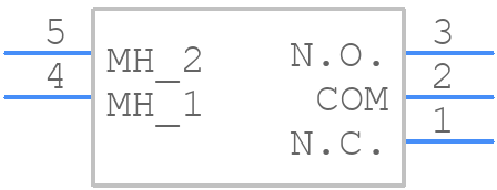 500SSP1S4M6QEA - E-Switch - PCB symbol