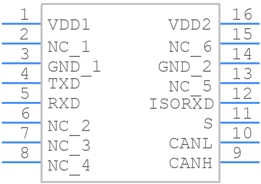 IL41050TA-1E - NVE - PCB symbol