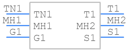 NRJ4HF-1 - Neutrik - PCB symbol