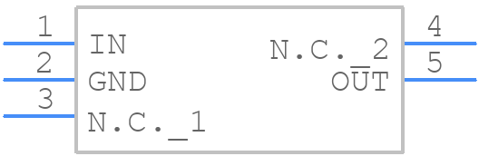 MAX6129AEUK33+T - Analog Devices - PCB symbol