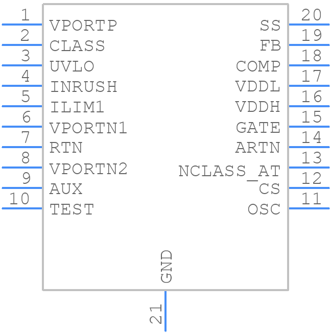 NCP1083DER2G - onsemi - PCB symbol