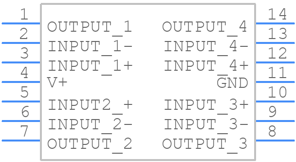 LM2902MT - Texas Instruments - PCB symbol