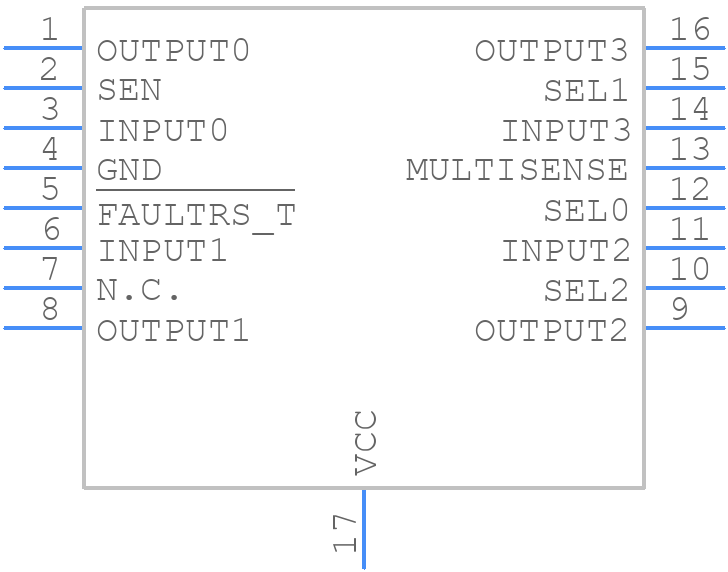 VNQ7140AJ-E - STMicroelectronics - PCB symbol