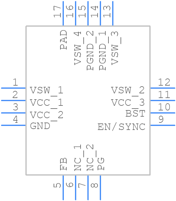 TS30042-M033QFNR - SEMTECH - PCB symbol