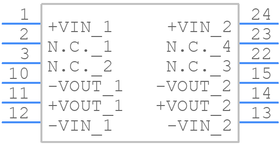 JCB0312S24 - XP POWER - PCB symbol