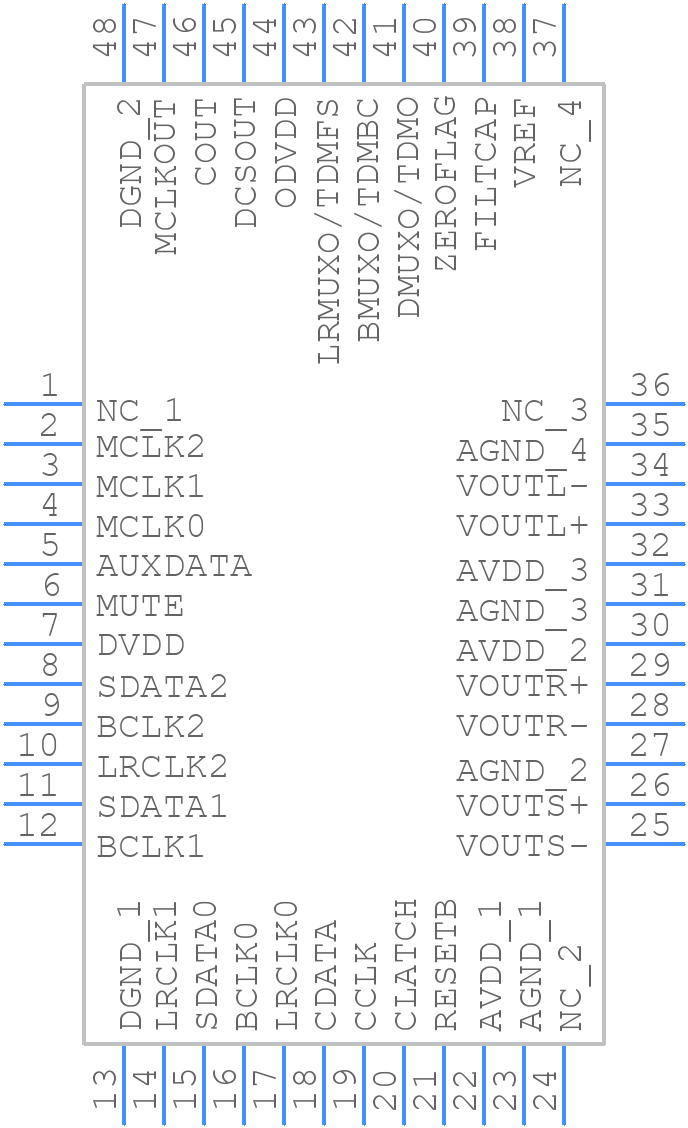 AD1953YSTZRL - Analog Devices - PCB symbol